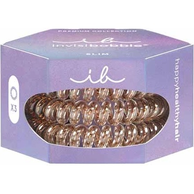 Invisibobble Slim Premium Bronze Me Pretty 3 ks