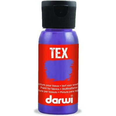 Darwi TEX Farba na textil 100050995 metalická fialová 50 ml