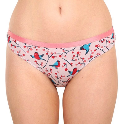 Dedoles Veselé dámske nohavičky Vtáčiky v jarabine D W UN BB C C 919