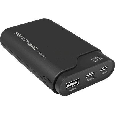 RealPower PB-7500C 7500 mAh Black