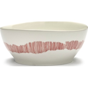 Serax Feast Купа, 18 см, бяло-червена (B8921010F)