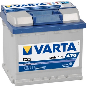 Image 1 of VARTA C22 Blue Dynamic 52Ah 470A right+ (552 400 047 3132)