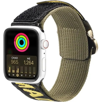 Dux Ducis Каишка Dux Ducis Strap (Outdoor Version) за Apple Watch Ultra, SE, 8, 7, 6, 5, 4, 3, 2, 1 (49, 45, 44, 42 mm), жълто-зелена (6934913035375)