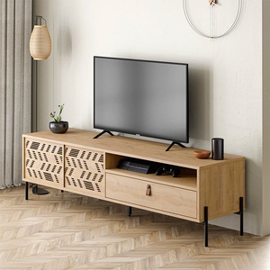TopMebel ТВ шкаф Dionysos TopMebel от меламин в цвят дъб 170x45x48, 6cm