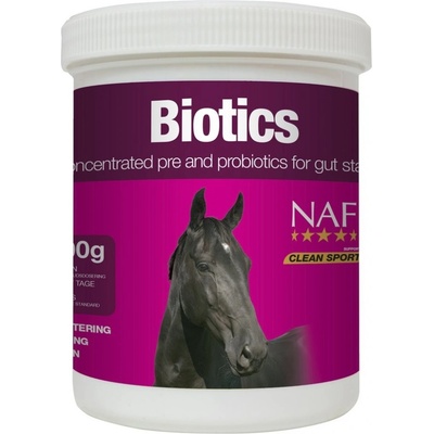 NAF Biotics vysoce kvalitní probiotika a prebiotika s vitamíny pro obnovu přirozené funkce střev 0,8 kg