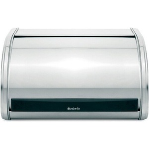 Brabantia Контейнер за хлебчета Brabantia светла стомана с широка дръжка (339585)