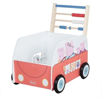 Raya Проходилка за бутане Roba Push & Motor Skills Bus Peppa Pig