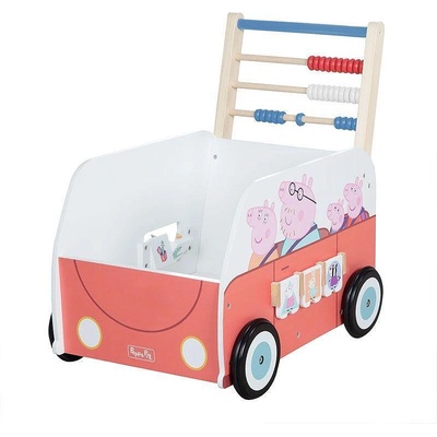 Raya Проходилка за бутане Roba Push & Motor Skills Bus Peppa Pig