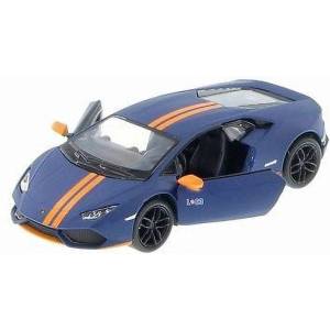 Kinsmart Метална количка Kinsmart - Lamborghini Huracan LP-610-4, 1: 36, синя (53113)