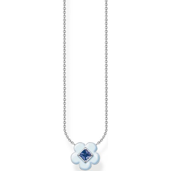 Thomas Sabo KE2185-496-1 Flower Ladies Necklace, adjustable, Жени