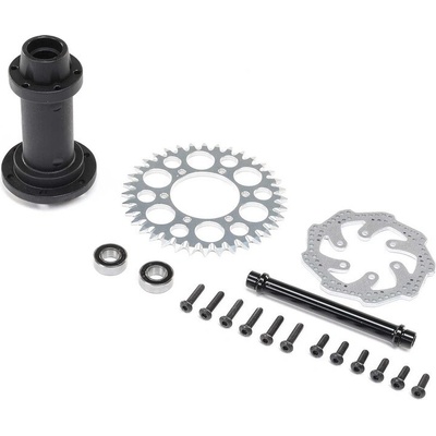 Losi 1:4 Promoto-MX Motorcycle: Náboj zadní kompletní sada