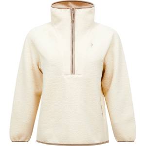 Peak Performance Дамски поларен пуловер Peak Performance Women's Naturerush Pile Half Zip Fleece jumper - Sand Fog (105-7131-0214)
