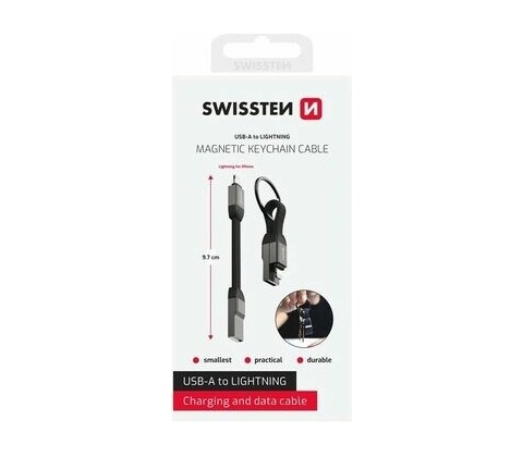 Swissten 71551060 USB A/Lightning, 9,7cm