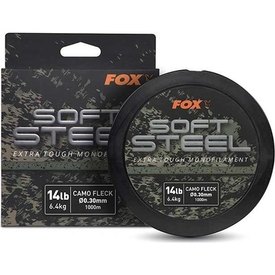 Fox Soft Steel Fleck Camo Mono 1000m 0,30mm 6,4kg – Zbozi.Blesk.cz