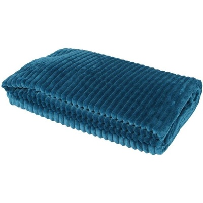 Deka O´Lala Pets Stripe dvouvrstvá modrá 200x155