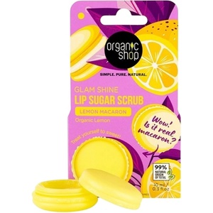 Organic Shop Ексфолиант за устни Lemon Macaron, 10 ml - ozone