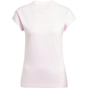 Image 1 of adidas Дамска тениска Adidas Essentials Linear Cotton T-Shirt Womens - Clear Pink