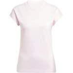 adidas Дамска тениска Adidas Essentials Linear Cotton T-Shirt Womens - Clear Pink