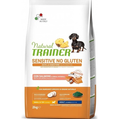 Trainer Natural Sensitive No Gluten Puppy & Jun Mini losos 2 kg
