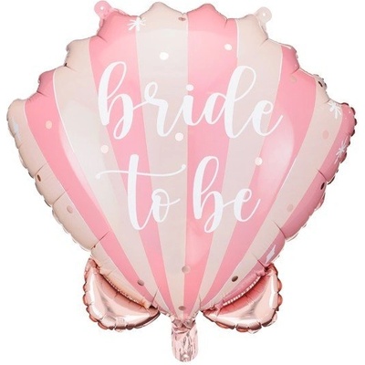 Party Deco Фолиев Балон Раковина, "Bride to be", 52x50 см (FB206)