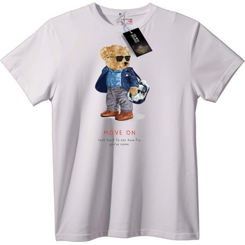NOONEBRAND Тениска Плюшена Мечка Напред - XS, Black