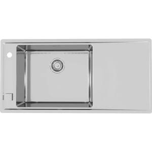 Alveus Мивка от неръждаема стомана Alveus Stricto 30 Satin 98x48 см лява (1124373) Мивка за вграждане