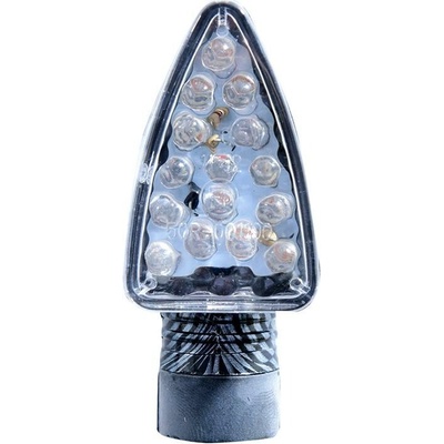 OXFORD blinkry (CE) LED ARROW - 2 kusy (obsahuje odpory) barva carbon, montáž krátká