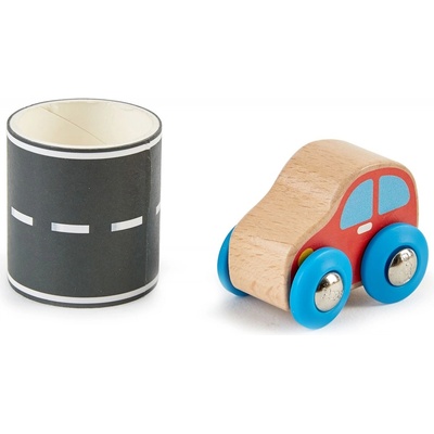 Hape Дървена количка Hape - С път на стикер (H0463)