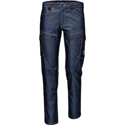 PRA-P-OR s. r. o Flag symbol denim / Мъжки еластични панталони със светлоотразителни елементи - деним 40 (prapor311040)