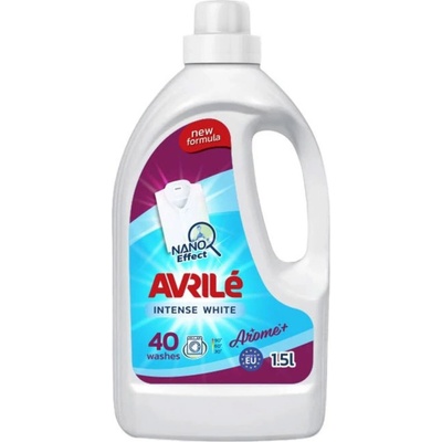 Avrilé Intense White prací gel na biele prádlo 40 PD 1,5 l