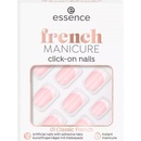 Essence French Click & Go umělé nehty 01 Classic French 12 ks