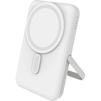 mophie Портативна батерия mophie - Essentials Magnetic with stand, 10000 mAh, бяла (401118084)