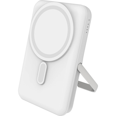 mophie Портативна батерия mophie - Essentials Magnetic with stand, 10000 mAh, бяла (401118084)