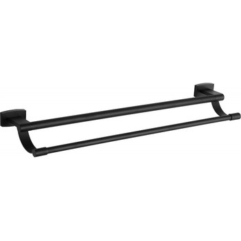 Mexen Zoja двойна закачалка за кърпи, черна - 7019125-70 (7019125-70)