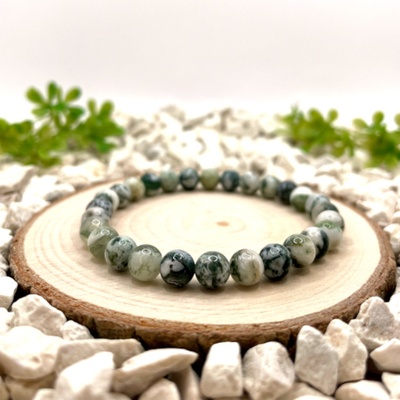 Certom Minerální náramek stromečkový achát – spojení s přírodou 0210