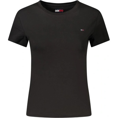 Tommy Hilfiger Дамска тениска с къс ръкав tommy hilfiger, Размер m, Цвят Черен (dw0dw20459_nebds)
