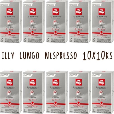 Illy Classico Lungo pro Nespresso 100 ks