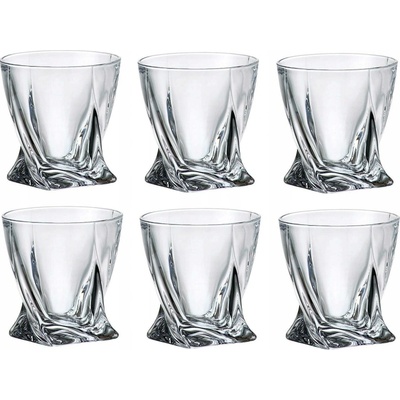QUADRO BOHEMIA sklenice na whisky sada 6 x 340 ml