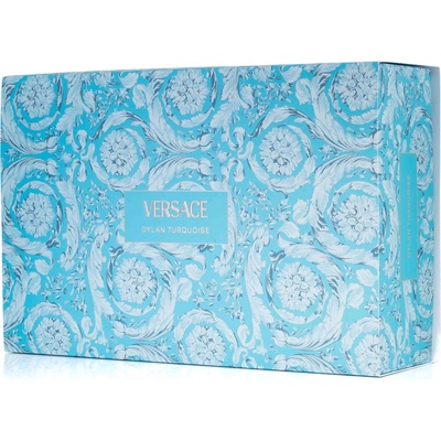 Versace Pour Femme Dylan Turquoise EDT 100 ml + EDT 5 ml + sprchový gel 100 ml + tělový gel 100 ml