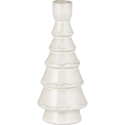 Porcelánový svícen Ib Laursen V.20,5 cm bílý