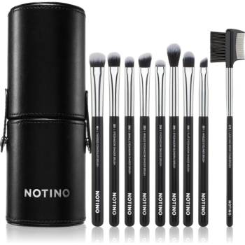 Notino Makeup Brushes Eye Area Professional Make-Up Brush Set комплкет четки с калъф