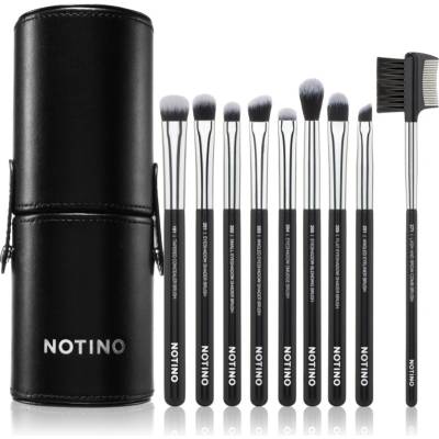 Notino Makeup Brushes Eye Area Professional Make-Up Brush Set комплкет четки с калъф