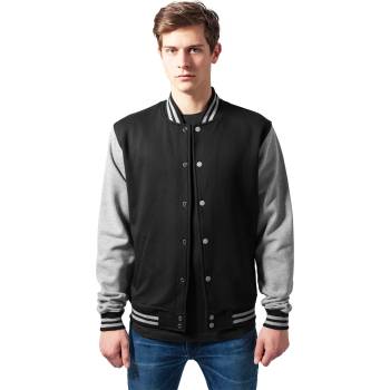 Urban Classics Мъжко колежанско яке в два цвята Urban Classics blk/gryUB-TB207-00029 - Черен, размер M