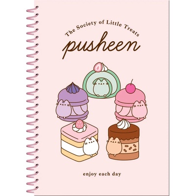 Pyramid International Комплект тефтер със стикери Pyramid Animation: Pusheen - The Society Of Little Treats, формат А5 (SR2403265)