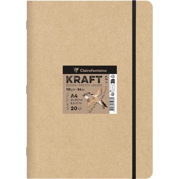 Clairefontaine 975938C Скицник 20 A4 115 g (975938C)