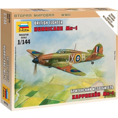 Zvezda Hawker Hurricane Mk.I Snap Fit 1:144