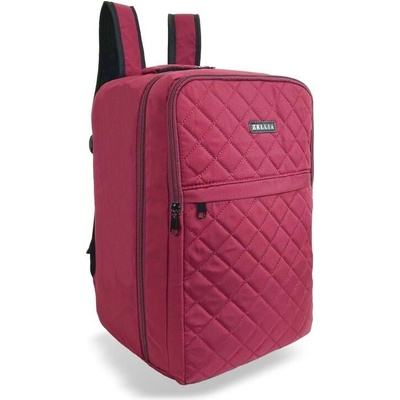 Zellia červený Vizz Air Ryanair ruksak do príručnej batožiny Hz-104 prešívaný vodoodpudivý 40 X 25 X 20 Cm