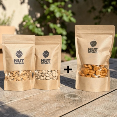 Nutworld Pistácie + kešu solené 200 g