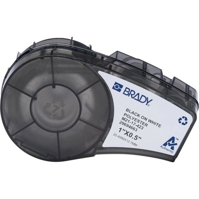 Brady M21-17-423 152096 25.40 mm Polyester černý tisk bílý podklad