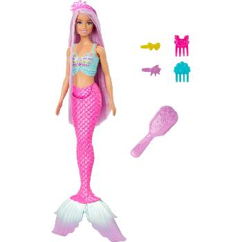 Image 1 of Barbie Кукла Barbie - Русалка с лилава коса и аксесоари (HRR00)